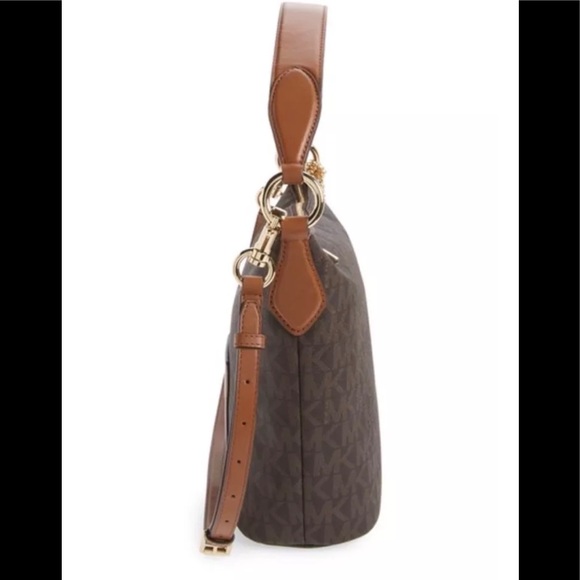 NWT Michael Kors Convertible Shoulder Bag MK Logo - Picture 5 of 11